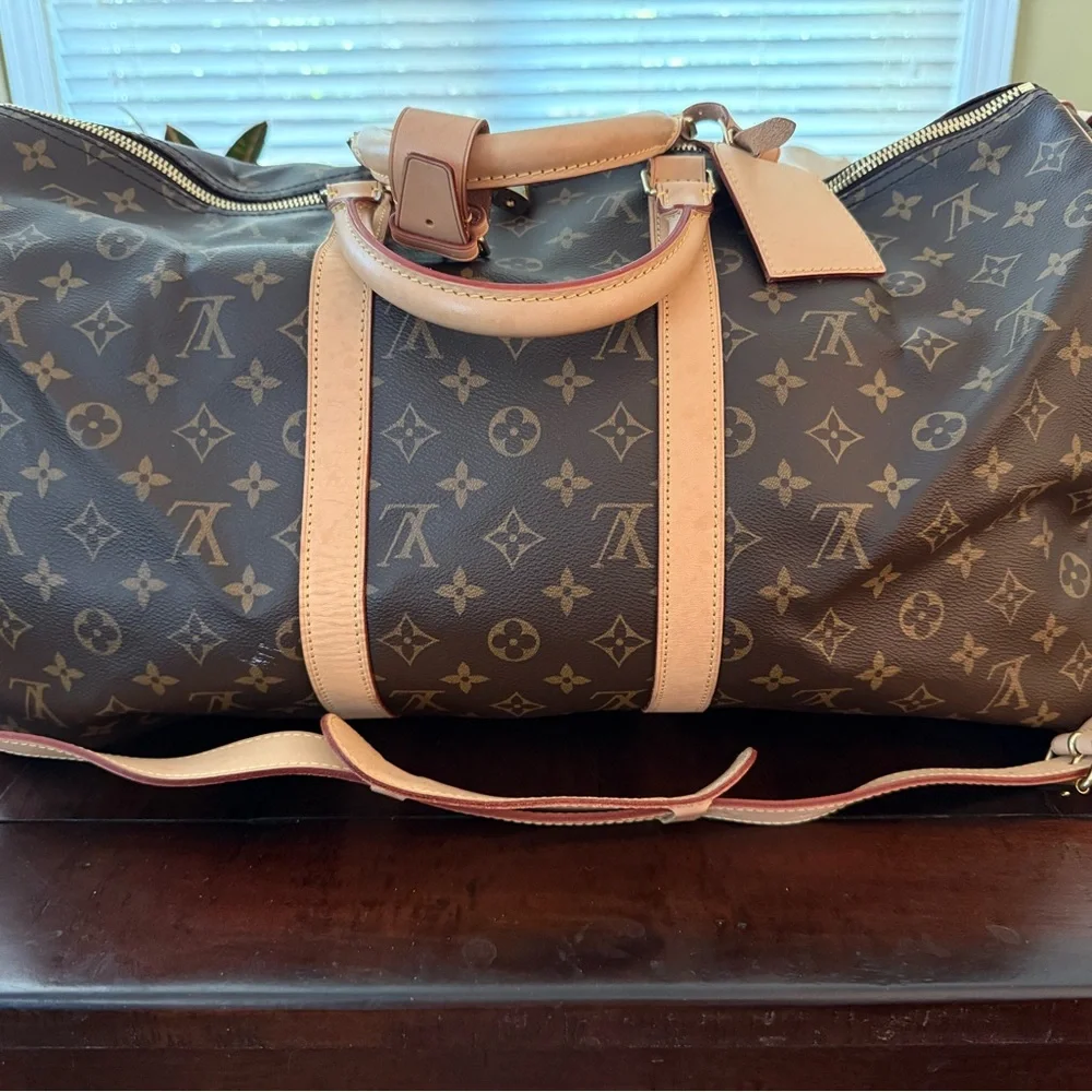 Louis Vuitton Keep all 50 travel bag with shoulder strap - Picture 3 of 10